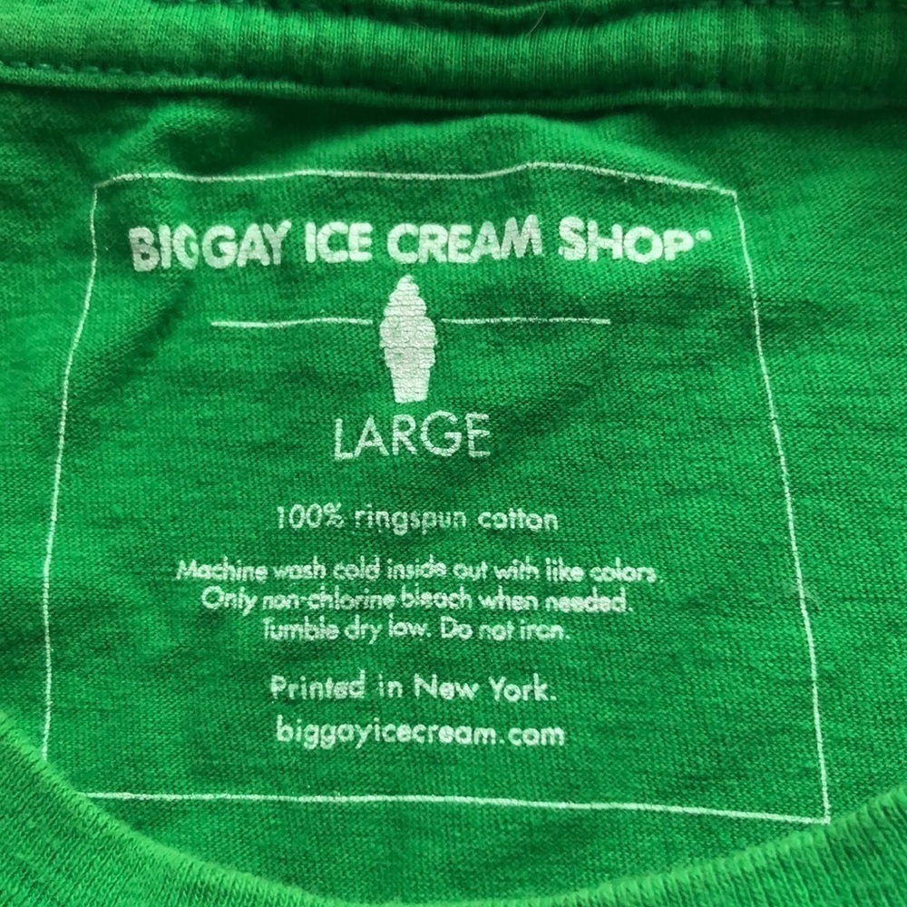 Big Gay Ice Cream Logo Short Sleeve Tee Shirt Size Large - Picture 8 of 11